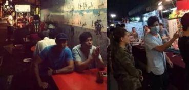 明星网红夜市摆摊视频,人气爆棚，现场热闹非凡